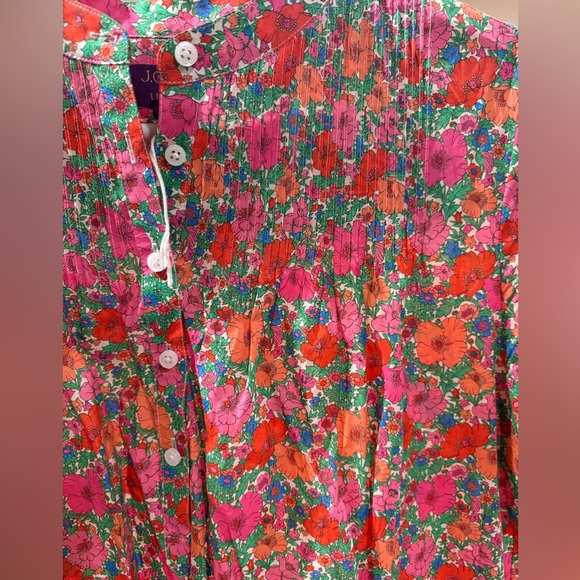 J Crew Floral Button-Up Dress - Picture 3 of 4